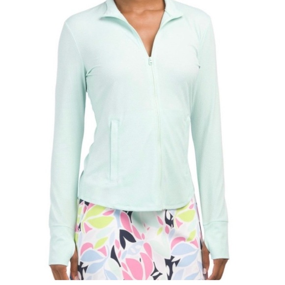 Mint Green Zip-Up Jacket - Picture 1 of 1